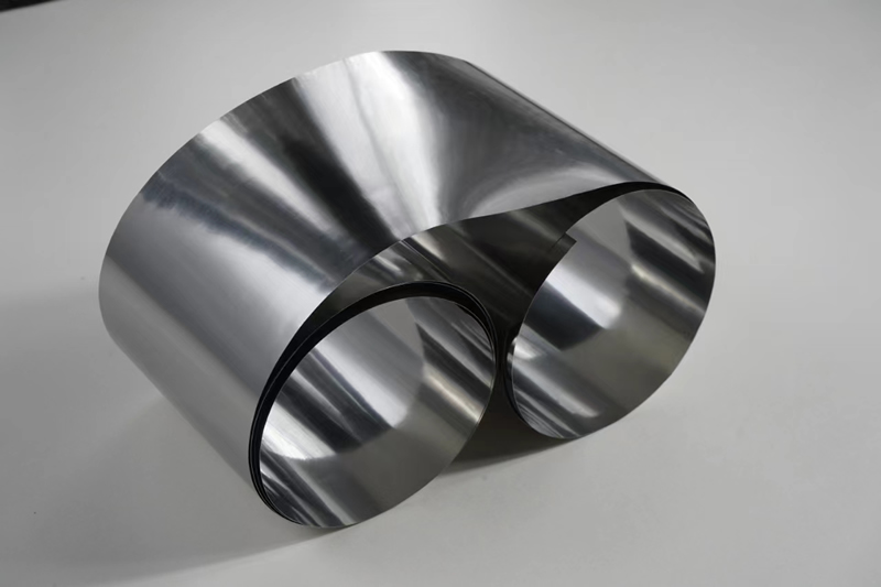 Titanium nickel alloy foil material